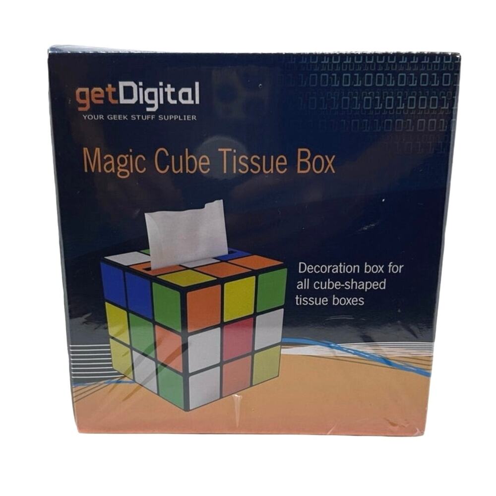 New in Box Magic Cube Tissue Box - Picture 2 of 6